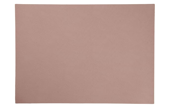 Tischset vegan Leder, clay, 46x33cm