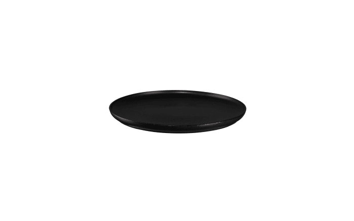 Dessertteller coppa kuro, Porzellan, schwarz, 21 cm-01