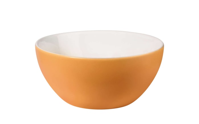 Schale grande, Steingut, orange, 15,5 cm