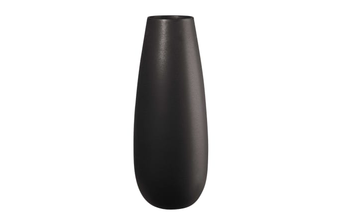 Vase ease, Steingut, black iron, 45 cm