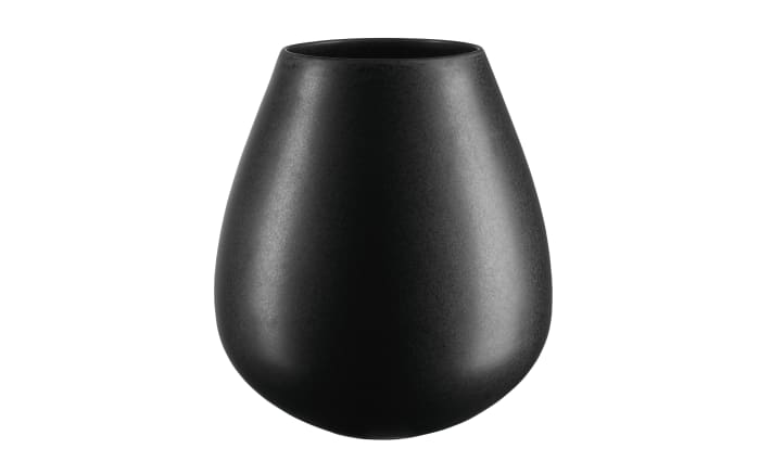 Vase ease, Steingut, black iron, 32 cm