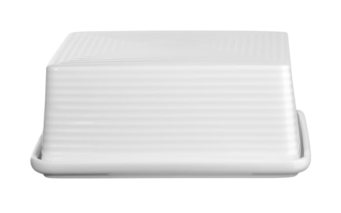 Butterdose kitchen'art, white, 7 cm