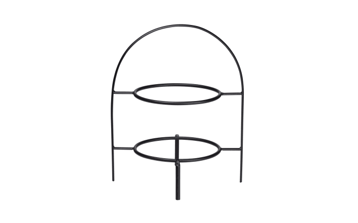 Etagere ligne noire, 2-stufig, 28 cm