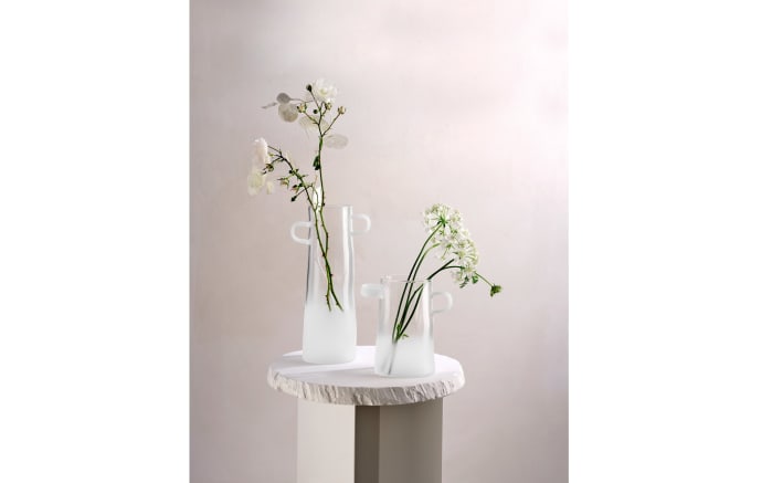 Vase rayu glass, weiß, 28 cm-03