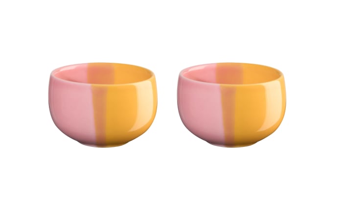 Eierbecher Joy, gelb/rosa, 2-teilig-01