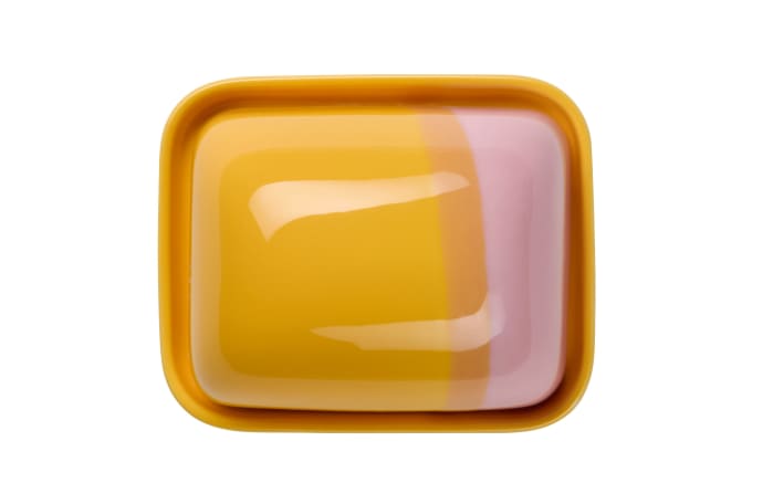 Butterdose Joy, gelb/rosa, 6 cm-02