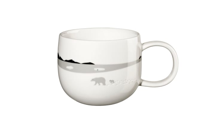 Henkelbecher north pole, weiß, 0,4l