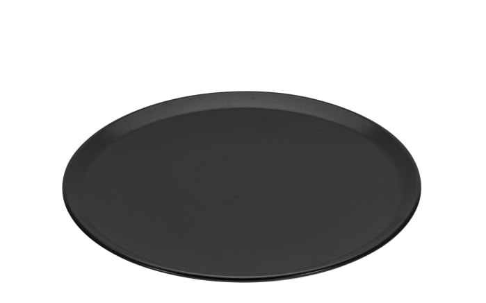 Pizzateller Manhattan, schwarz matt, 33 cm-01