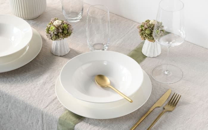 Tafelservice Fleur Royal, cremeweiß, 12-teilig-04