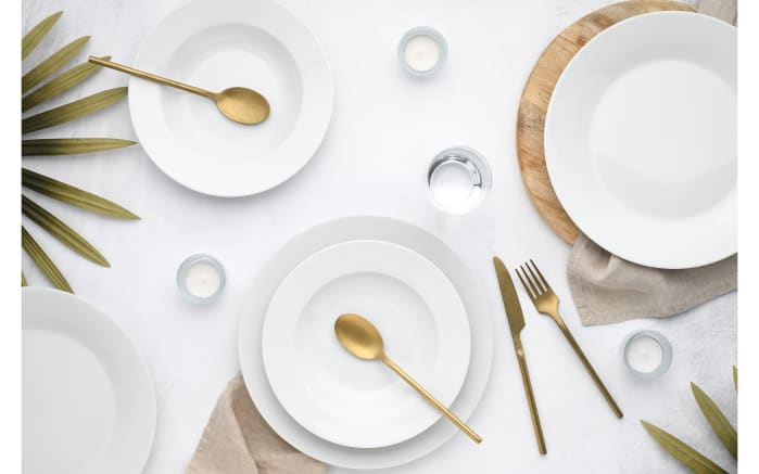 Tafelservice Base, weiß, 12-teilig -03