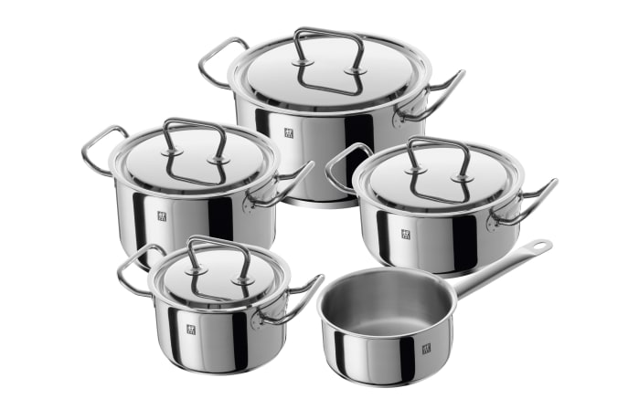 Kochtopf-Set Twin Classic, Edelstahl, 5-teilig-01