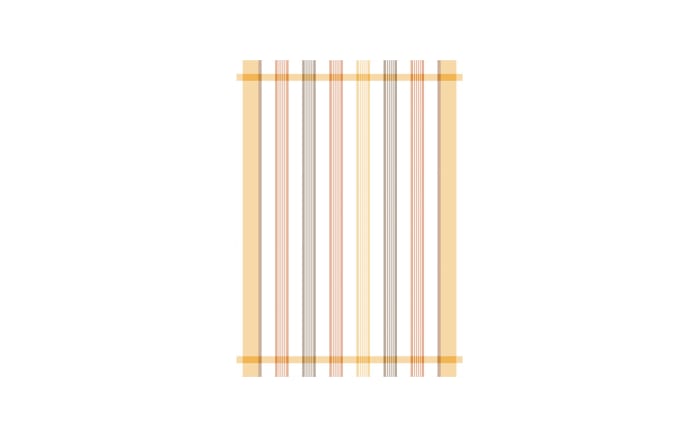 Geschirrtuch Streifenfond, Baumwolle, gelb, 50 x 70 cm-01