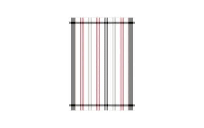 Geschirrtuch Streifenfond, Baumwolle, schwarz, 50 x 70 cm-01