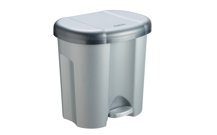Abfalleimer, dunkelsilber, 2 x 10 l PILA