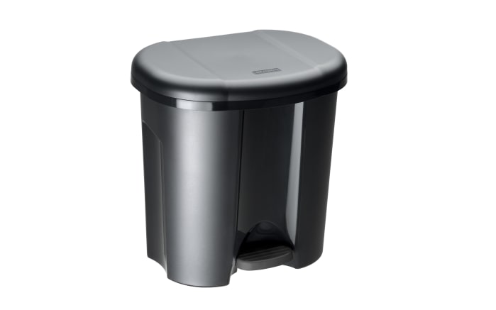 Abfalleimer in schwarz, 2 x 10 l PILA