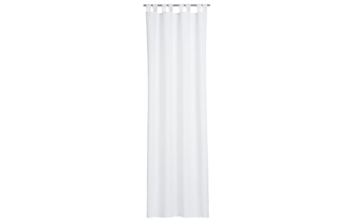 Schlaufenschal Milano mit Schienenband, weiß, 135 x 255 cm