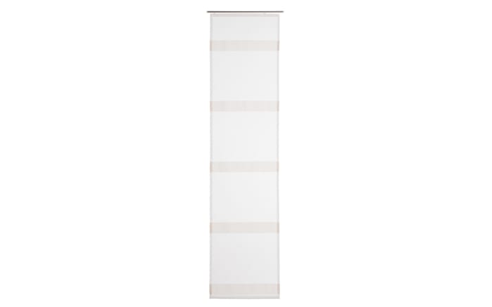 Schiebevorhang La Paz, creme, 60 x 245 cm