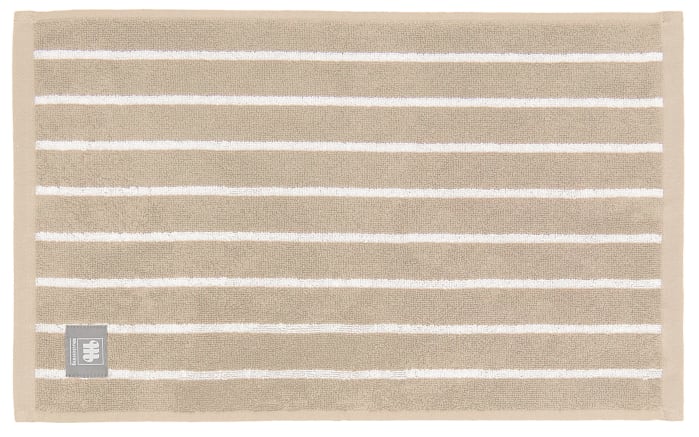 Gästehandtuch Needlestripe, beige, 30 x 50 cm-01