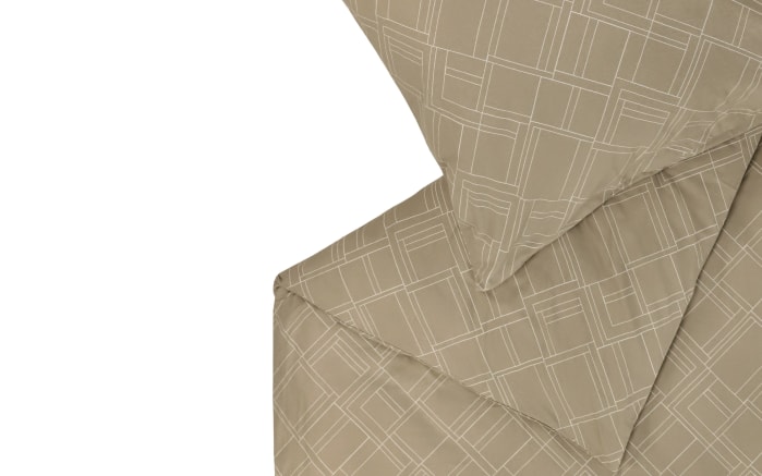 Bettwäsche Flanell, sand, 155 x 220 cm-02