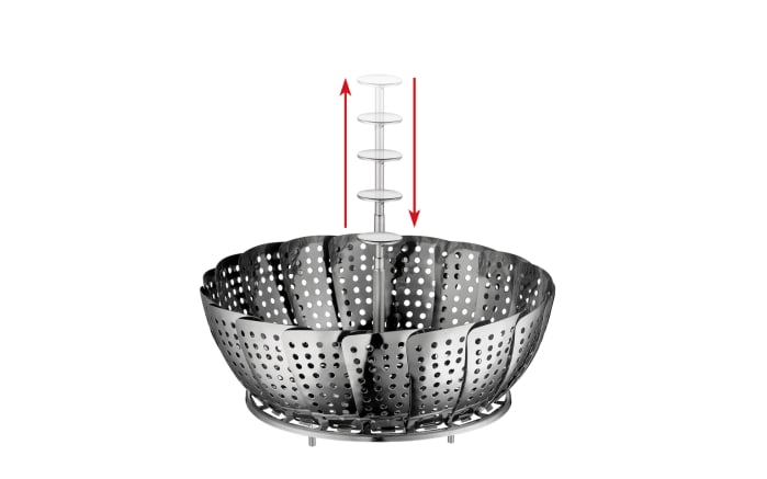 Dämpfeinsatz aus Edelstahl, 20 cm-02