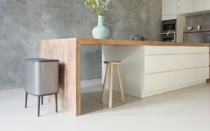 Mülleiner Touch Bin Bo, platinum, 68 cm-05