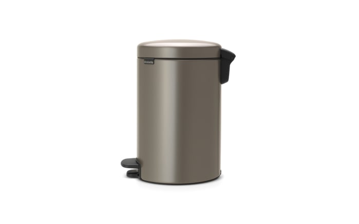 Treteimer Newicon, platinum, 12 L-03