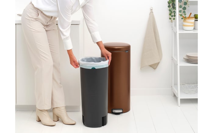 Treteimer Newicon, warm bronce, 30L-09