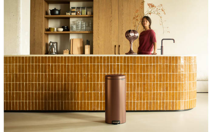 Treteimer Newicon, warm bronce, 30L-11