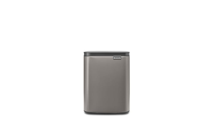 Abfallbehälter Bo, platinum, 7 L-01