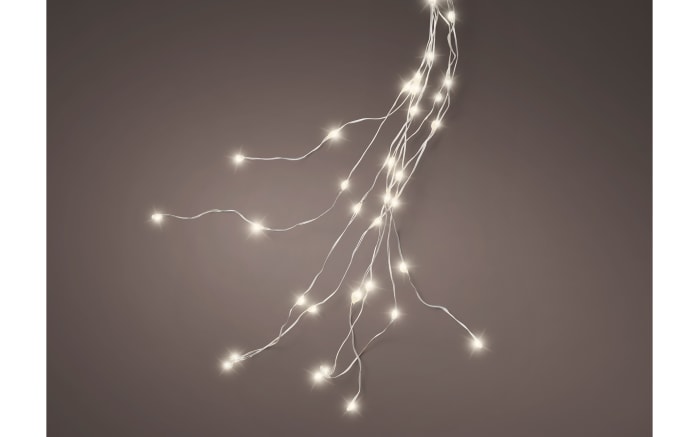 Micro LED Lichtbündel, silber, 100 cm