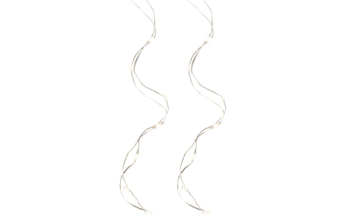 LED Micro Silberdraht, silber/warmes weiss, 95 cm-01