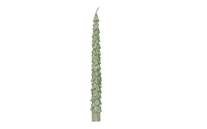 Spitzkerze, grün, 2er Set, 25 cm-02