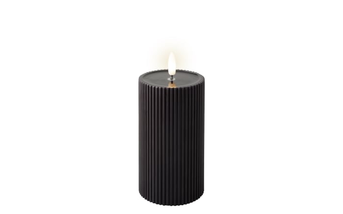 LED-Kerze, braun, 15,5 cm