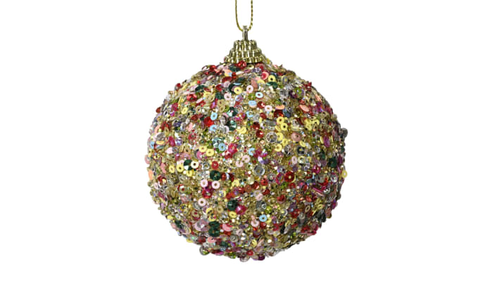 Weihnachtskugel, bunt, 8 cm-01
