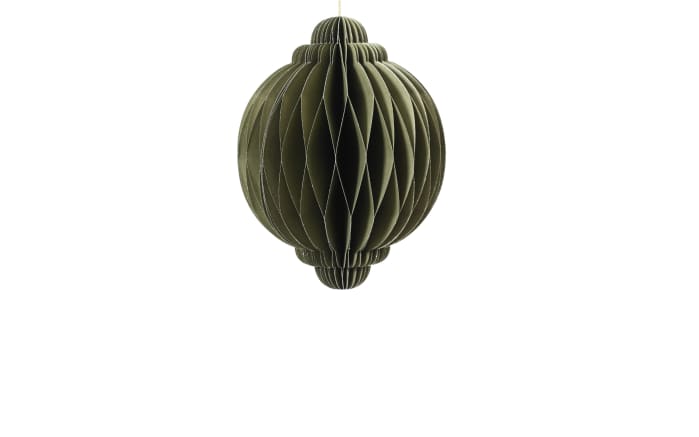 Papierkugel Zwiebel, grün, 15 cm-01