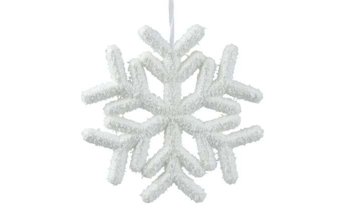 Schneeflocke, weiß, 24 cm