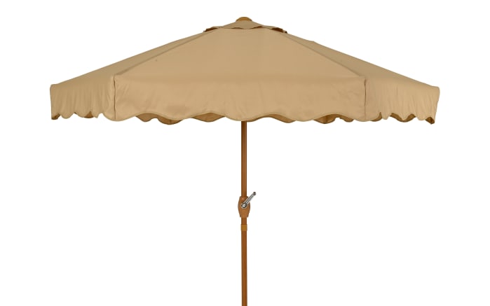 Sonnenschirm, braun/grau, 220 cm-01