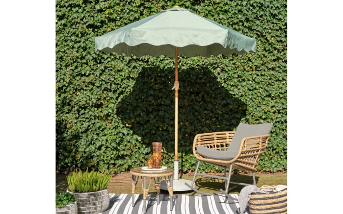 Sonnenschirm, grau/grün, 220 cm-03