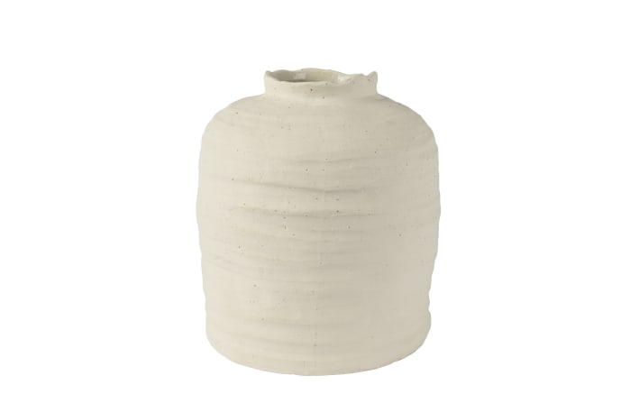 Vase, weiß, 25,5 cm