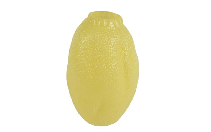 Glasvase Zitrone, gelb, 29 cm