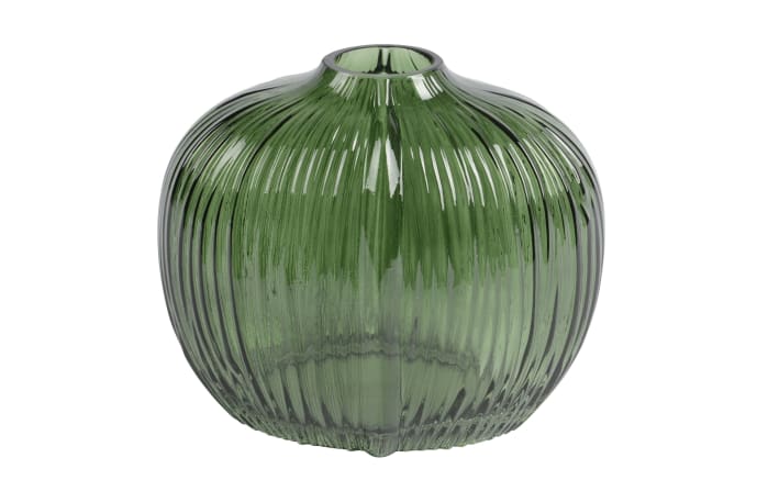 Glasvase, grün, 20 cm