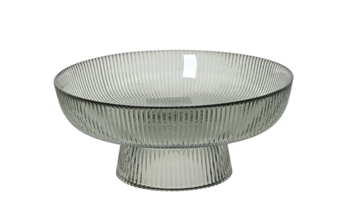 Glasservierplatte, grün, 11,5 cm
