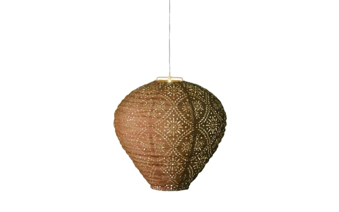 Solar-Laterne, orange, 30 cm-01