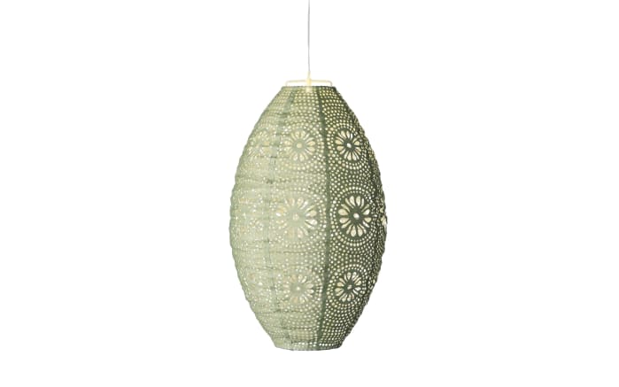 Solar-Laterne, grün, 23 cm-01