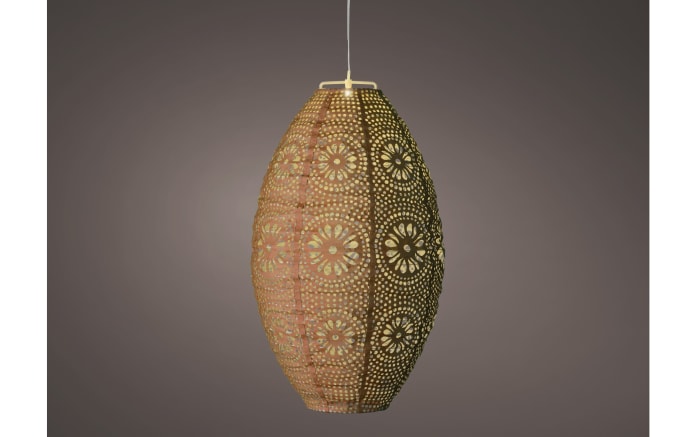 Solar-Laterne, orange, 23 cm-02