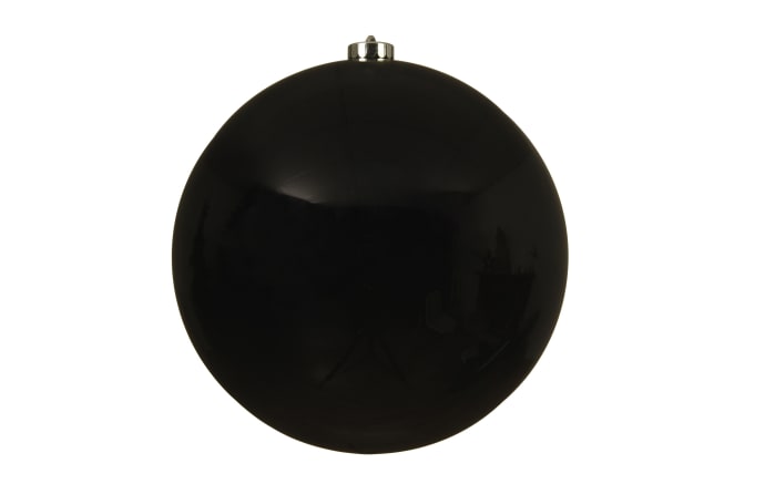 Weihnachtskugel schwarz, 20 cm