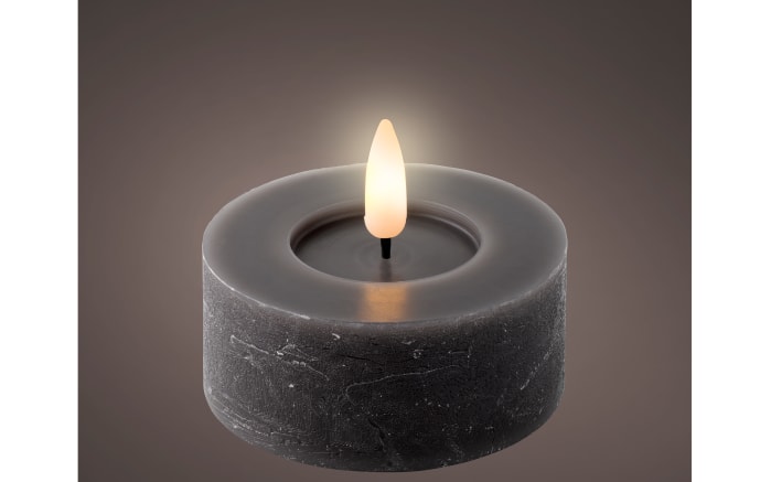 LED Teelicht, grau/warmweiß, 6 cm-02