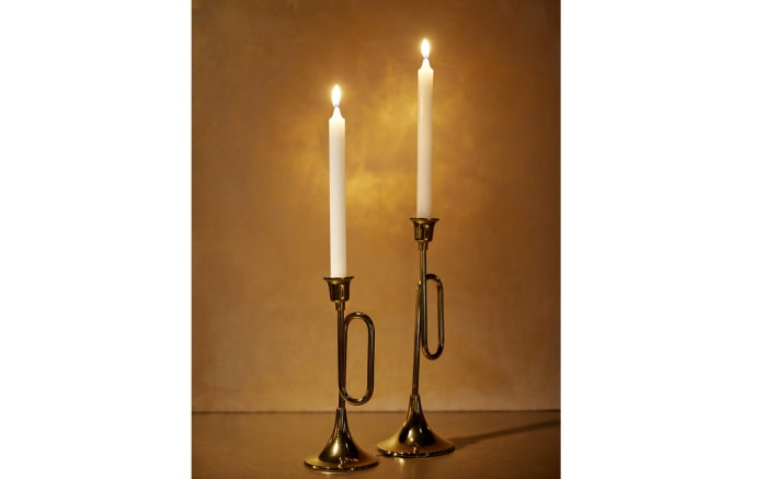Kerzenhalter, goldfarbig, 34 cm-02