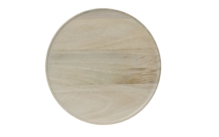 Teller, Mangoholz/beige, 30 cm-01