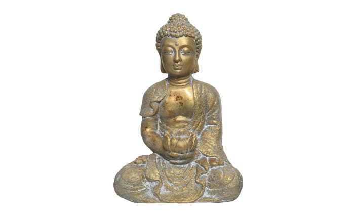 Buddhafigur Everlands, goldfarbig